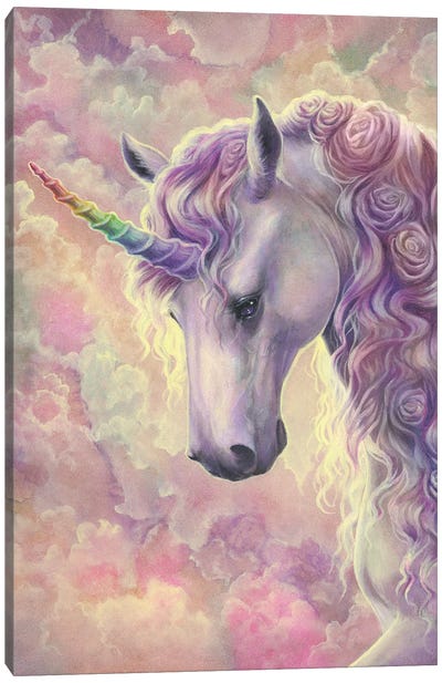 Rainbow Magic Canvas Art Print - Unicorn Art