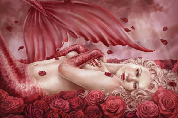 Fine Art Print: Sea Of Roses by Selina Fenech