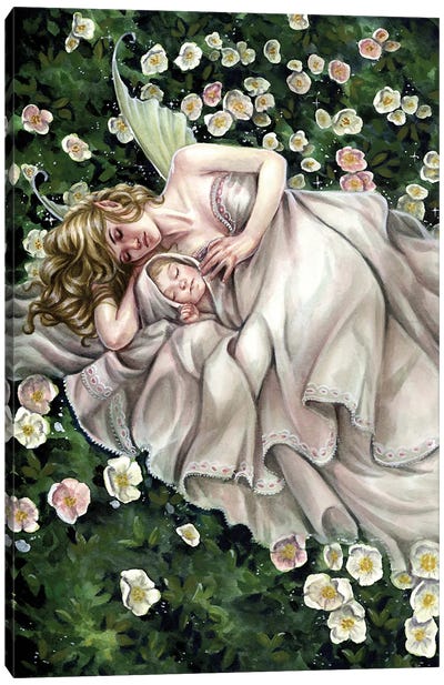 Sleepy Spring Canvas Art Print - Wings Art