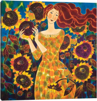Sunflowers Medley Canvas Art Print - Sidorov Fine Art