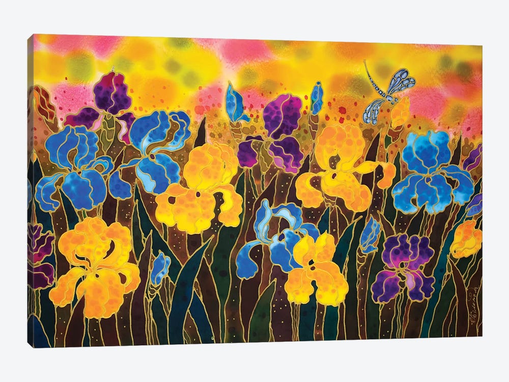 Iris Garden by Sidorov Fine Art 1-piece Canvas Print