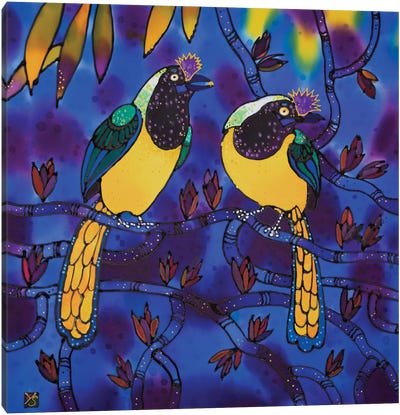 Love Birds Canvas Art Print