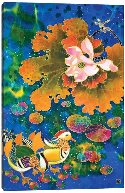 Mandarin Darker Canvas Art Print - Sidorov Fine Art