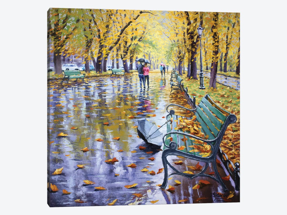 Missing Umbrella by Sidorov Fine Art 1-piece Canvas Wall Art