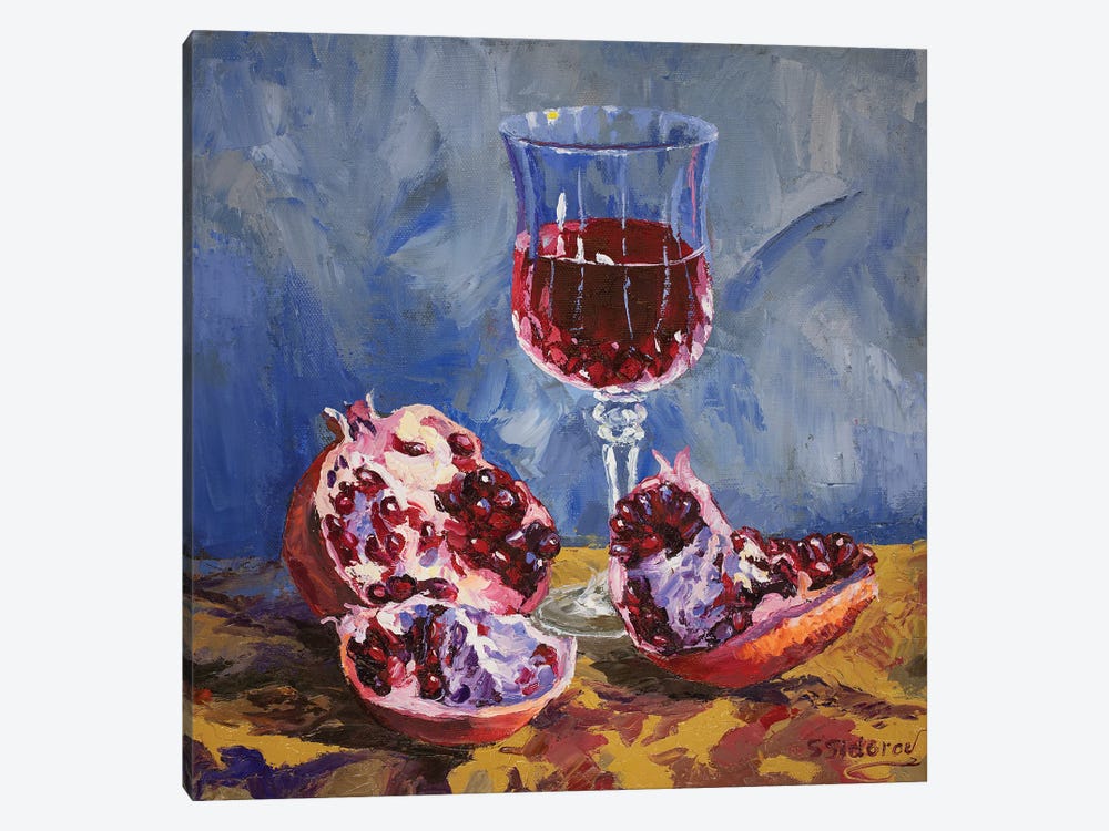 Pomegranate Vine by Sidorov Fine Art 1-piece Art Print