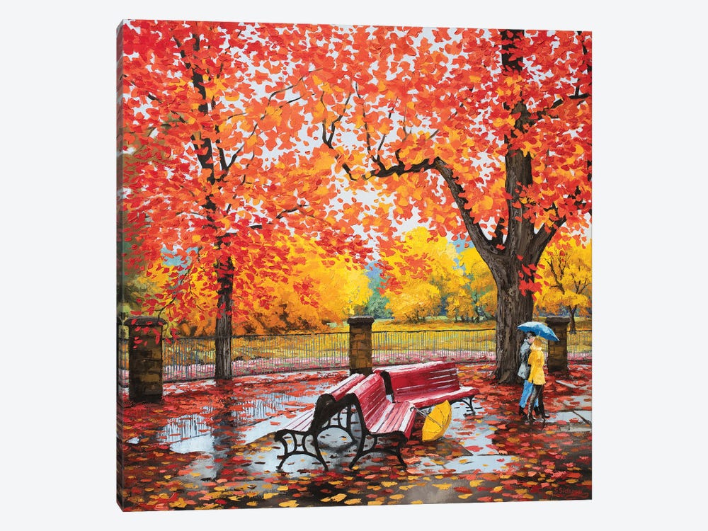 Reds And Yellows Canadian Autumn  by Sidorov Fine Art 1-piece Art Print