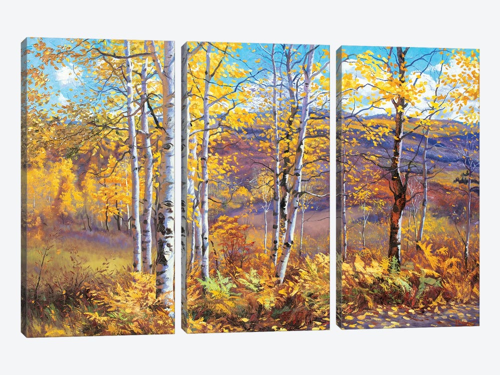 Rustic Autumn by Sidorov Fine Art 3-piece Canvas Art Print