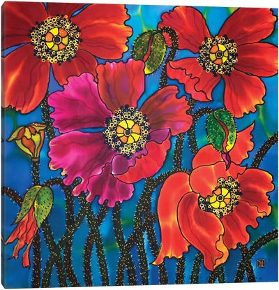 Amazing Poppies Canvas Art Print - Sidorov Fine Art