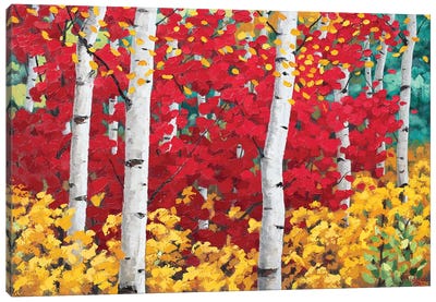 Blissfull Fall Canvas Art Print - Sidorov Fine Art