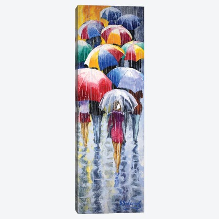 Romantic Umbrellas Canvas Print #SFI56} by Sidorov Fine Art Canvas Wall Art