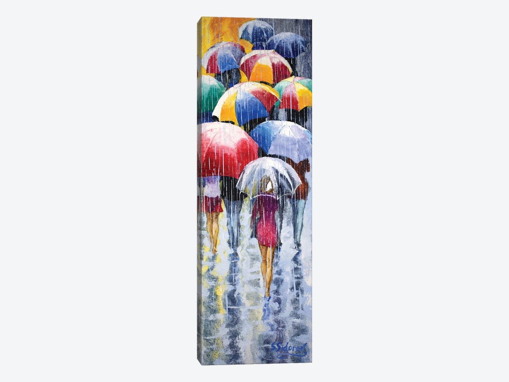 Romantic Umbrellas by Sidorov Fine Art 1-piece Canvas Art Print