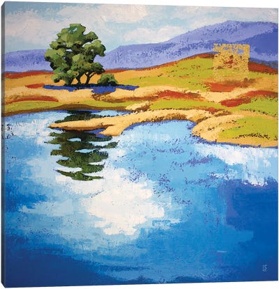 Abstract Landscape. Sky Reflection. Canvas Art Print - Sidorov Fine Art