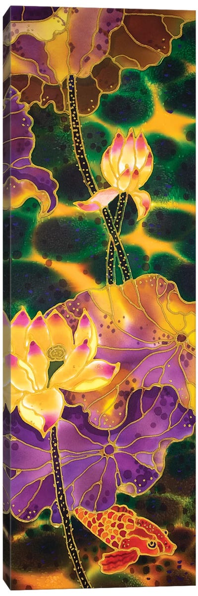 Lotus Pond Canvas Art Print - Lotuses