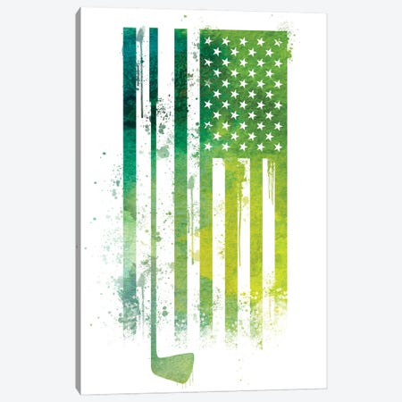 Golf Sports Flag Canvas Print #SFL6} by 5by5collective Canvas Print