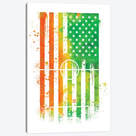 Soccer Sports Flag Canvas Print #SFL8} by 5by5collective Canvas Artwork