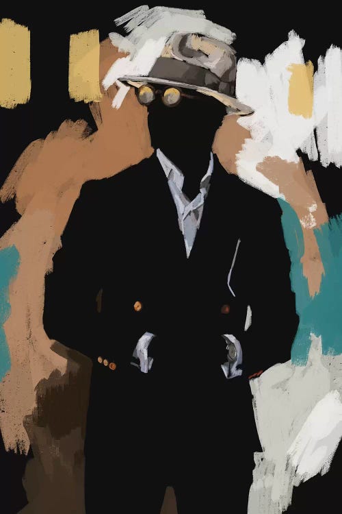 New Suit In Black by Sunflowerman wall art