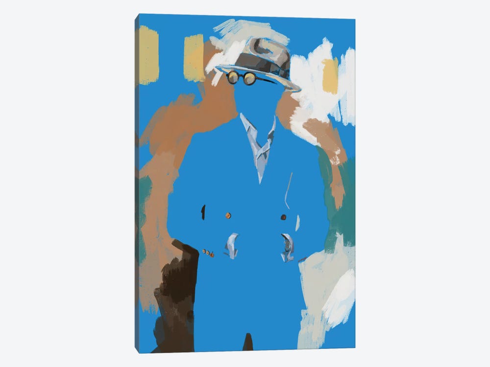 New Suit In Blue by Sunflowerman 1-piece Canvas Art Print