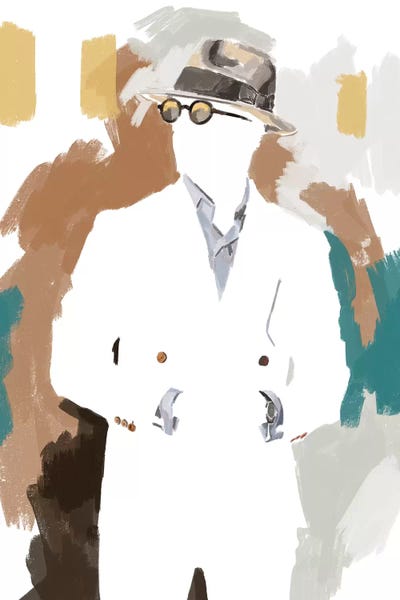 Men's Fashion: New Suit In White by Sunflowerman