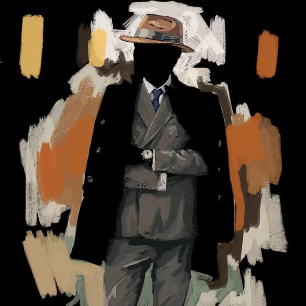 Faceless: The Overcoat In Black by Sunflowerman