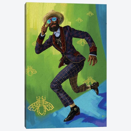 Gucci Man Canvas Print #SFM11} by Sunflowerman Canvas Art Print