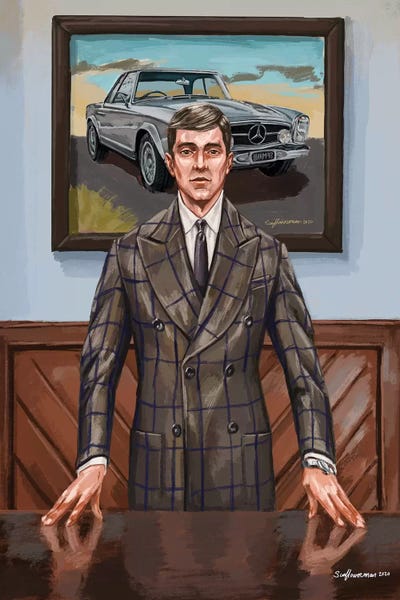 Suited In The Studio. by Sunflowerman multi panel art