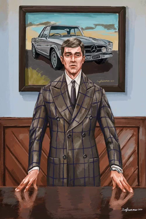 Suited In The Studio.