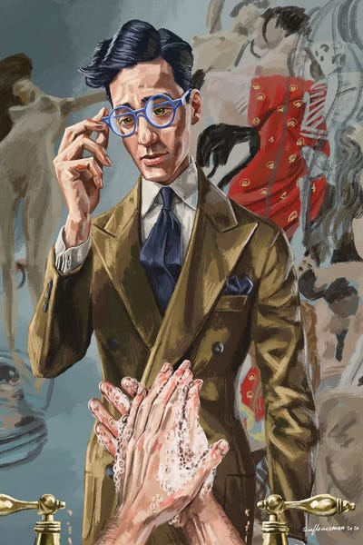 Hygiene Is Medicine by Sunflowerman metal wall art