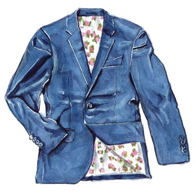 OOTD Tailored Blazer by Sunflowerman canvas print