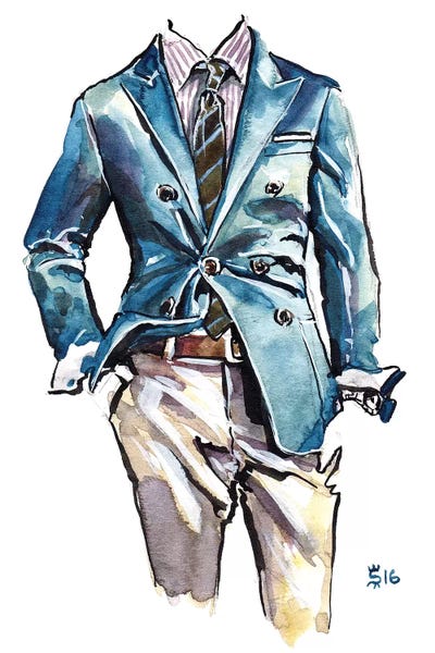 Fashion Illustrations: Brunello Cucinelli by Sunflowerman