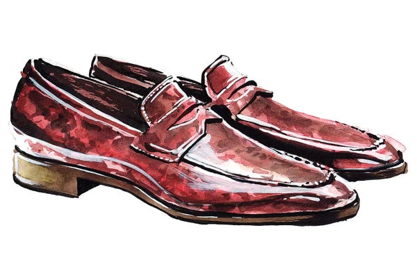 Men's Fashion: Mack Patina Burgandy by Sunflowerman