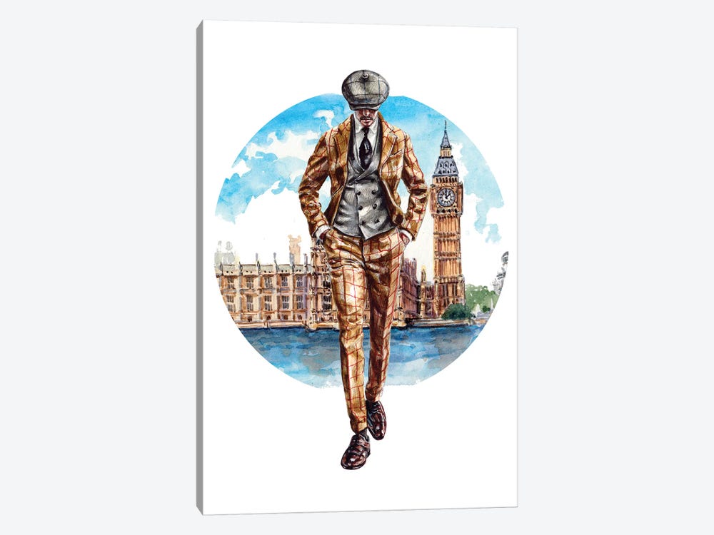 The London Man by Sunflowerman 1-piece Canvas Print
