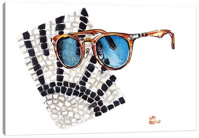 Persol Canvas Art Print - Glasses & Eyewear Art