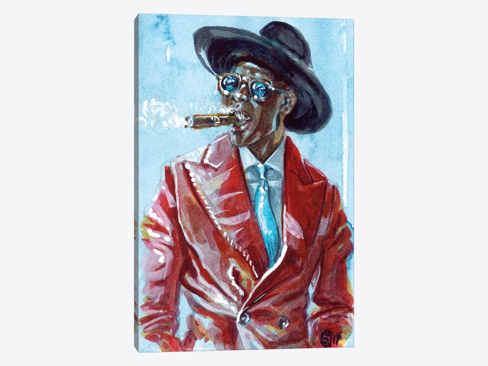 A Man and His Cigar by Sunflowerman 1-piece Canvas Artwork
