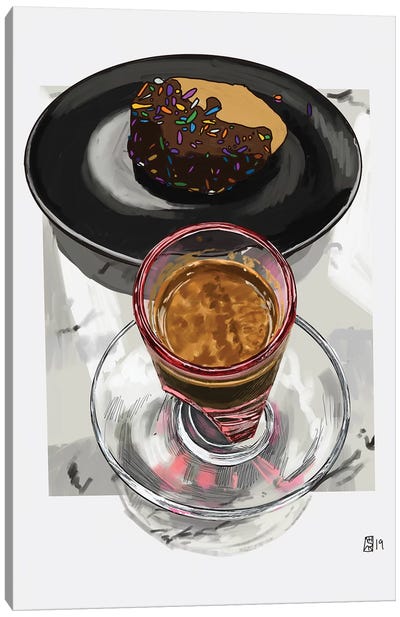 Squibb & Rise Canvas Art Print - Coffee Art