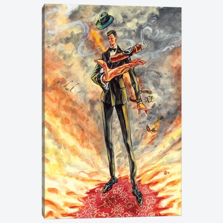 Davidoff Tom Ford Canvas Print #SFM6} by Sunflowerman Canvas Art