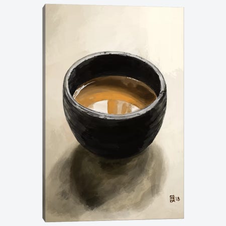 Elegant Espresso Canvas Print #SFM72} by Sunflowerman Canvas Print
