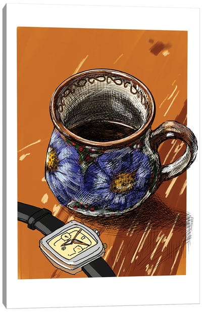 Watches And Coffee I Canvas Art Print - Sunflowerman