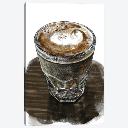 Latte Montreal Canvas Print #SFM78} by Sunflowerman Canvas Print