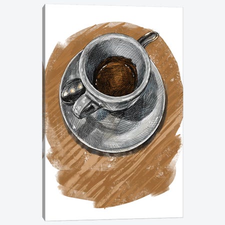 Espresso Montreal Canvas Print #SFM79} by Sunflowerman Canvas Print