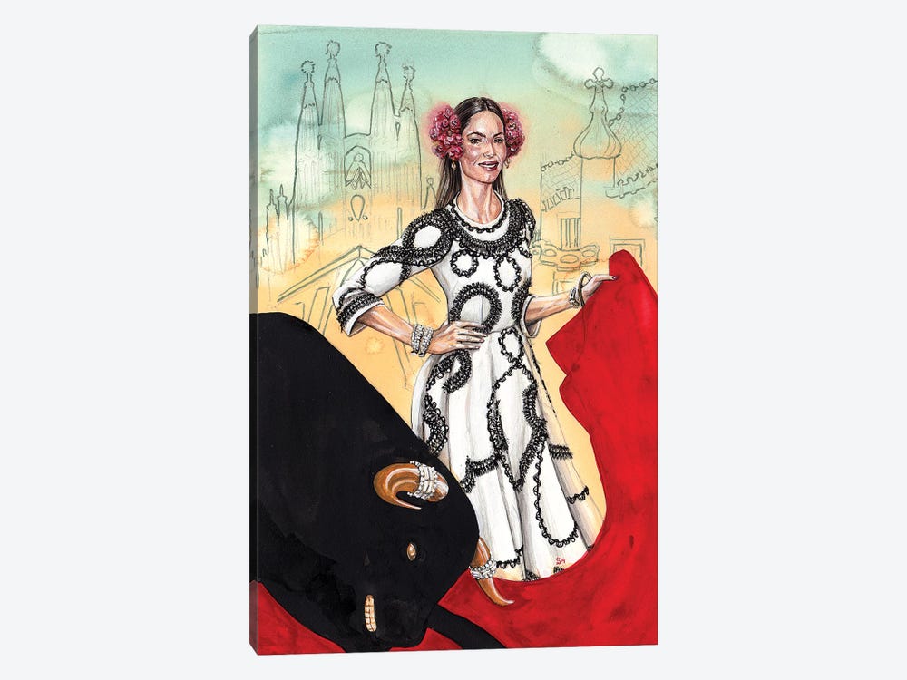 Dolce & Gabbana And The Bull by Sunflowerman 1-piece Canvas Art