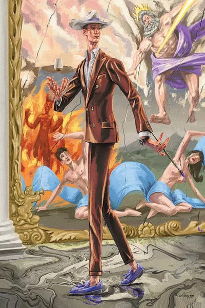 Male Nudes: Absurdity Of The Gods. In Copper. by Sunflowerman