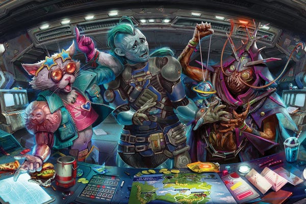 Cards & Board Games: Adventures In The Galaxy Opener by Starfinder