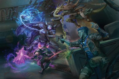 Era Of The Eclipse Cover by Starfinder canvas print