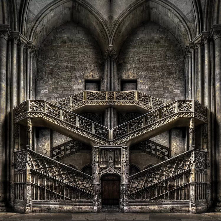 Tribute to Escher by Jacek Stefan wall art
