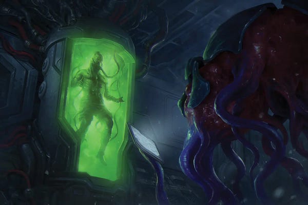Cards & Board Games: Zemir In Medical Tank by Starfinder