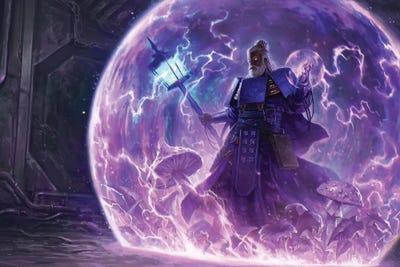 Zemir Warping Reality by Starfinder canvas print