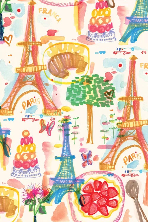 Paris by Sara Franklin wall art