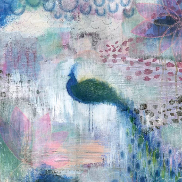 Peacock by Sara Franklin wall art