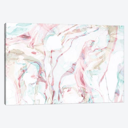 Pink Marble Canvas Print #SFR117} by Sara Franklin Canvas Art Print