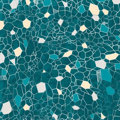 Pool Waves by Sara Franklin multi panel art